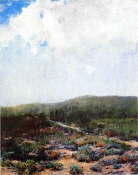 地味なシーン Painting - シネックックの砂丘印象派の風景ウィリアム・メリット・チェイス